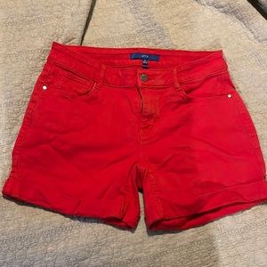 America red stretchy shorts